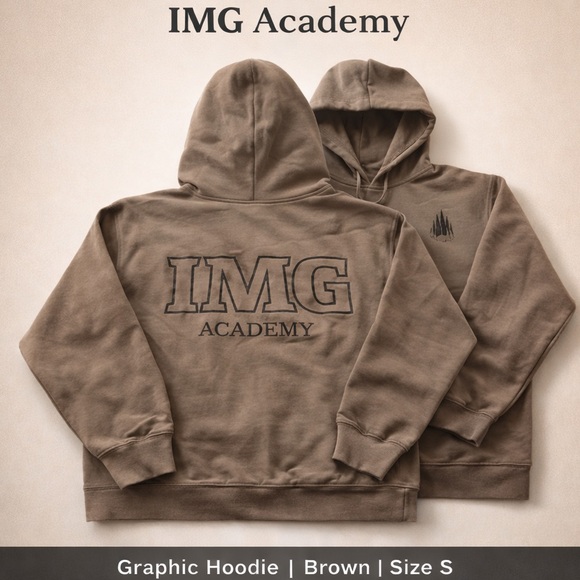 IMG Academy Other - IMG Academy Light Brown Graphic Hoodie- S